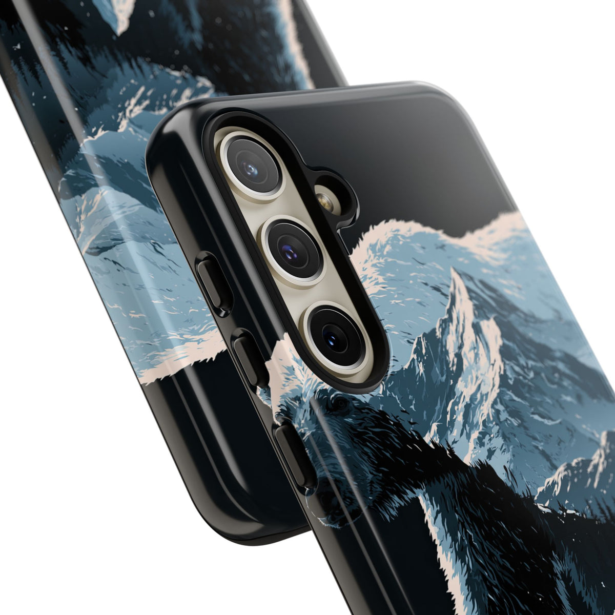 Nordic Arctic Bear · Tough Phone Case for Samsung · Black