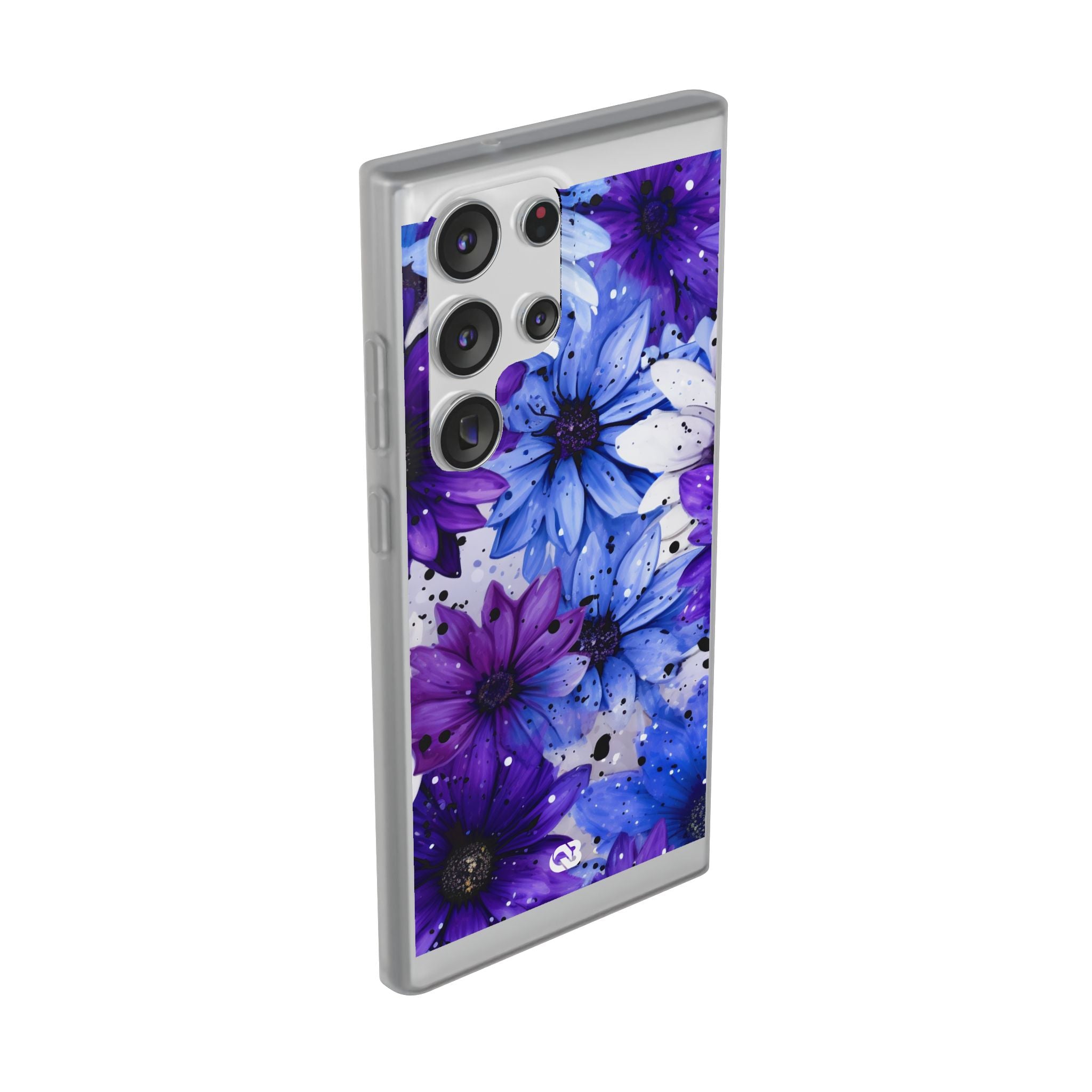 Ink Splatter Blooms · Soft Phone Case for Samsung