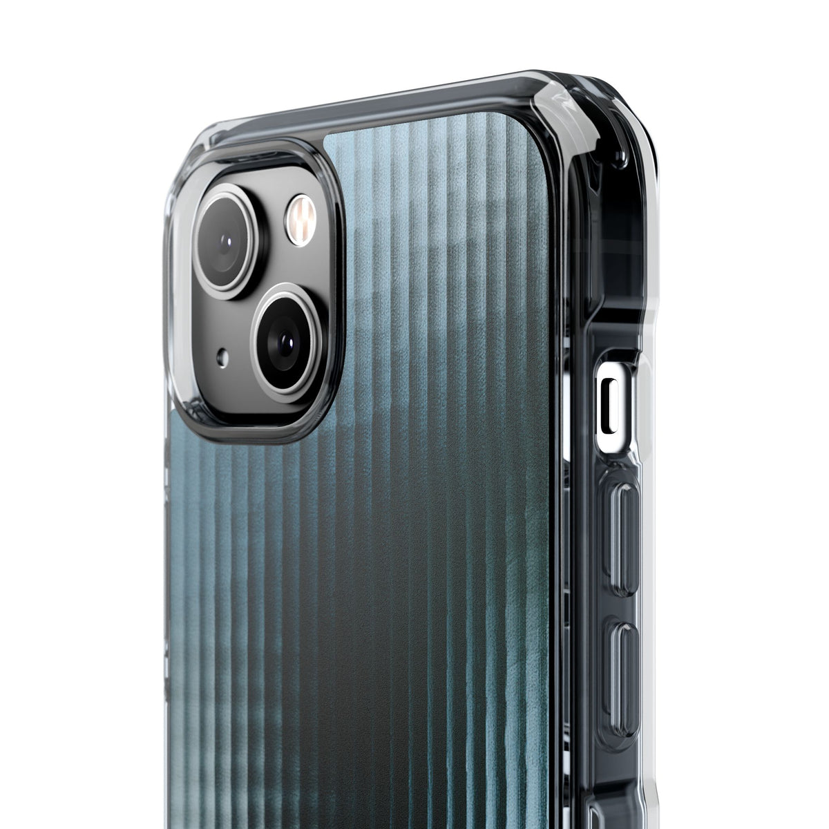 Blue Impact MagSafe Phone Case for iPhone - Glacial Reeded Glass