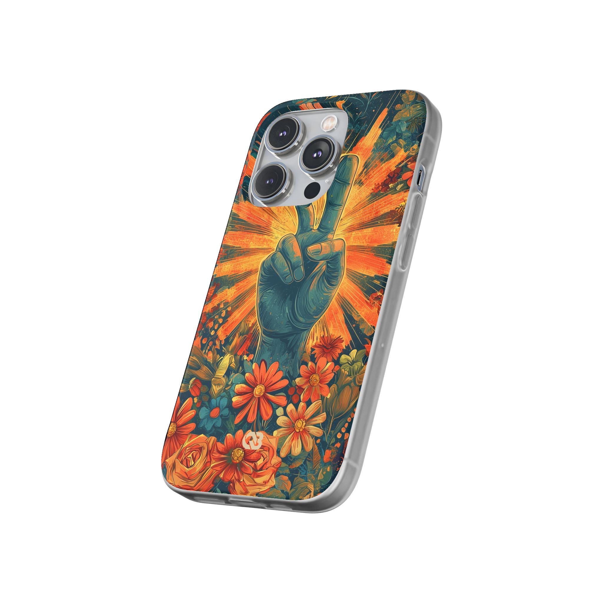 Radiant Peace Bloom · Soft Phone Case for iPhone