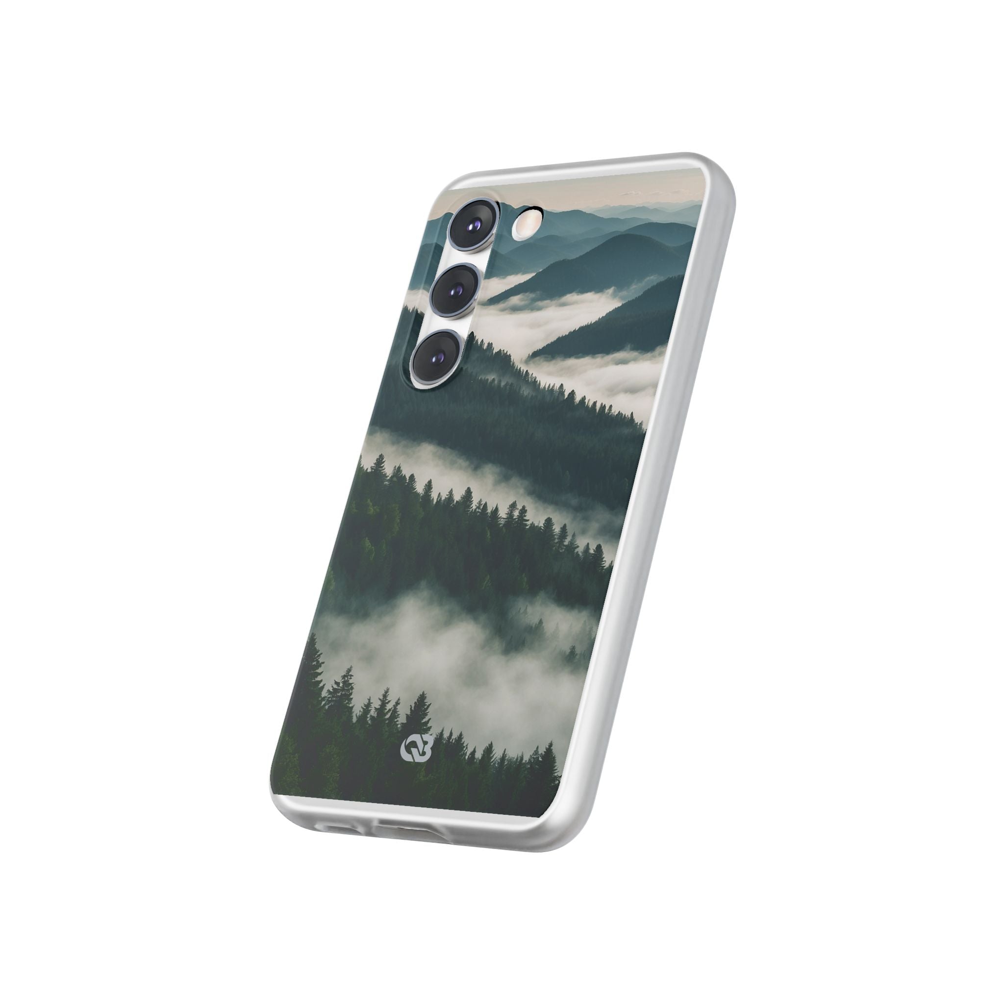 Misty Pine Peaks · Soft Phone Case for Samsung