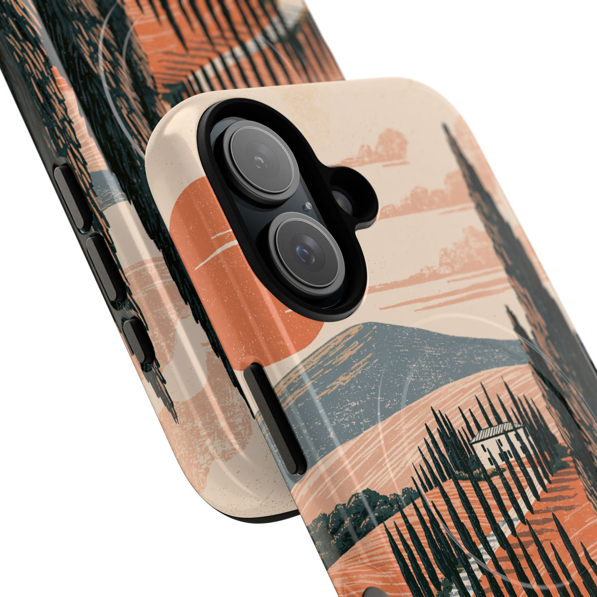 Orange Tough 2.0 Magsafe Phone Case for iPhone - Terracotta Ridge Trail