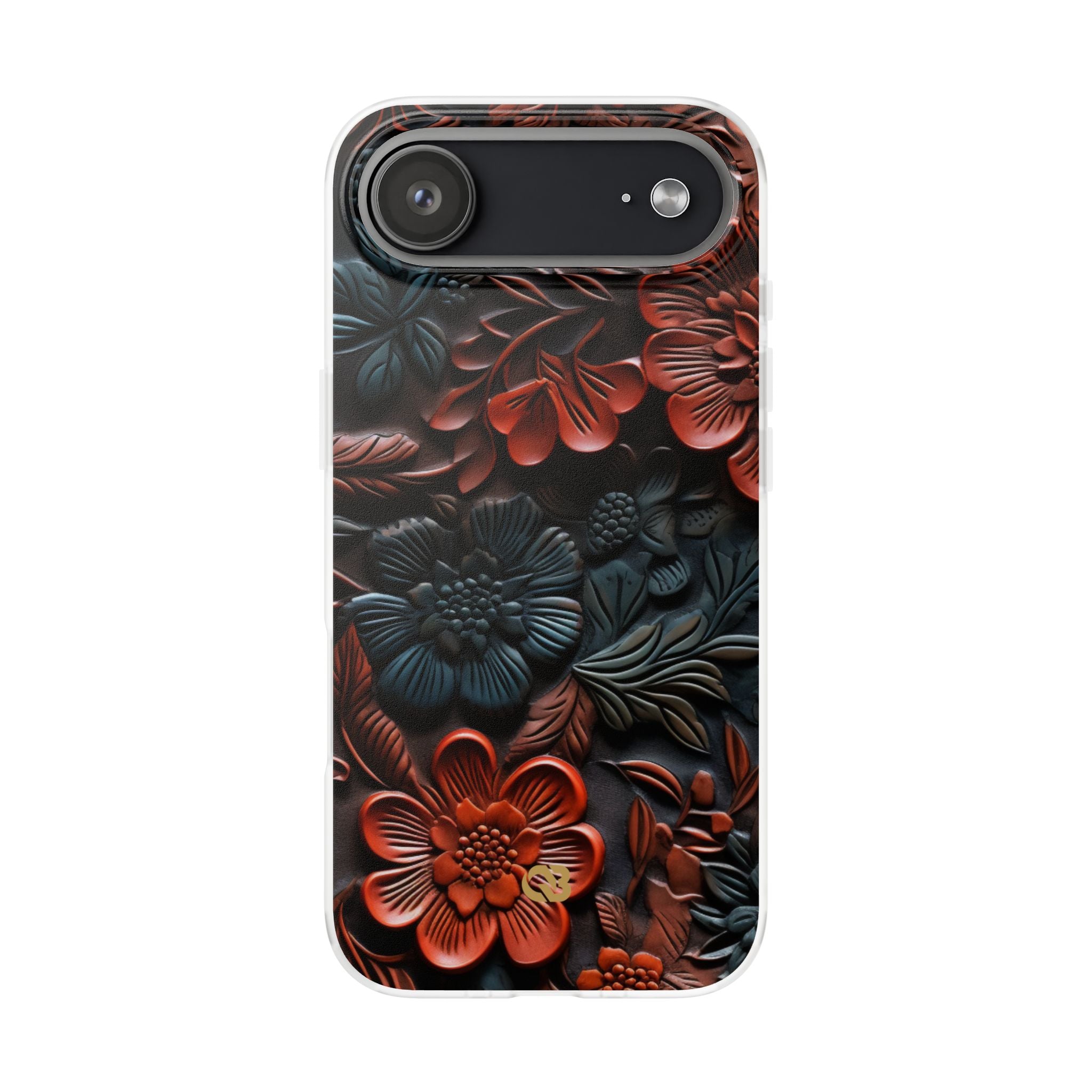 Carved Earth Bloom · Soft Phone Case for iPhone