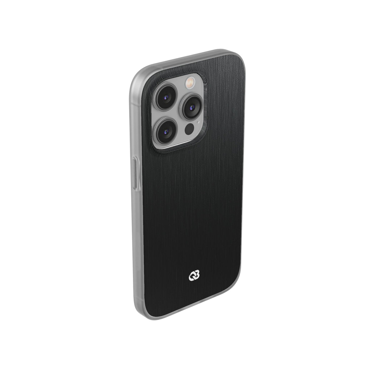 Black Lite Phone Case for iPhone - Brushed Obsidian Slate