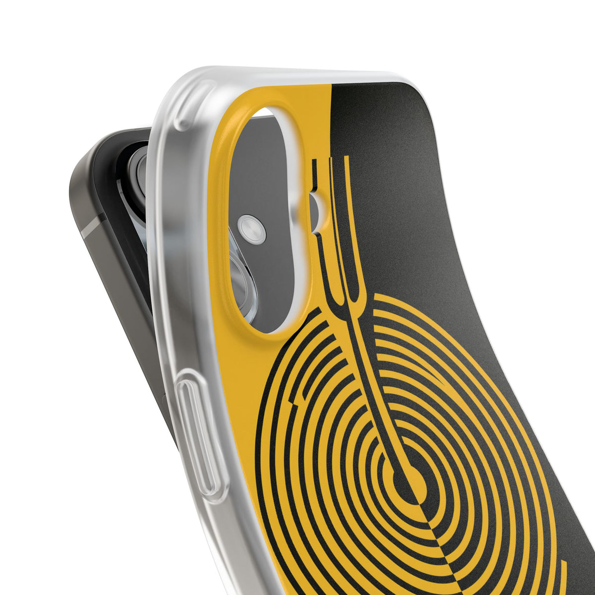 Yellow Lite Phone Case for iPhone - Voltage Sector Pulse