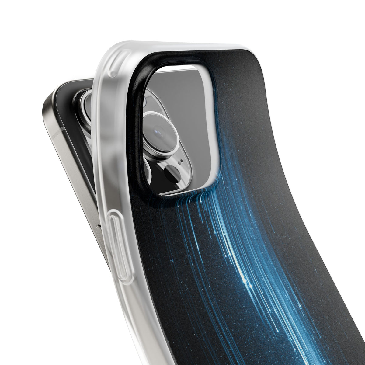 Nocturnal Cascade · Lite Phone Case for iPhone · Black