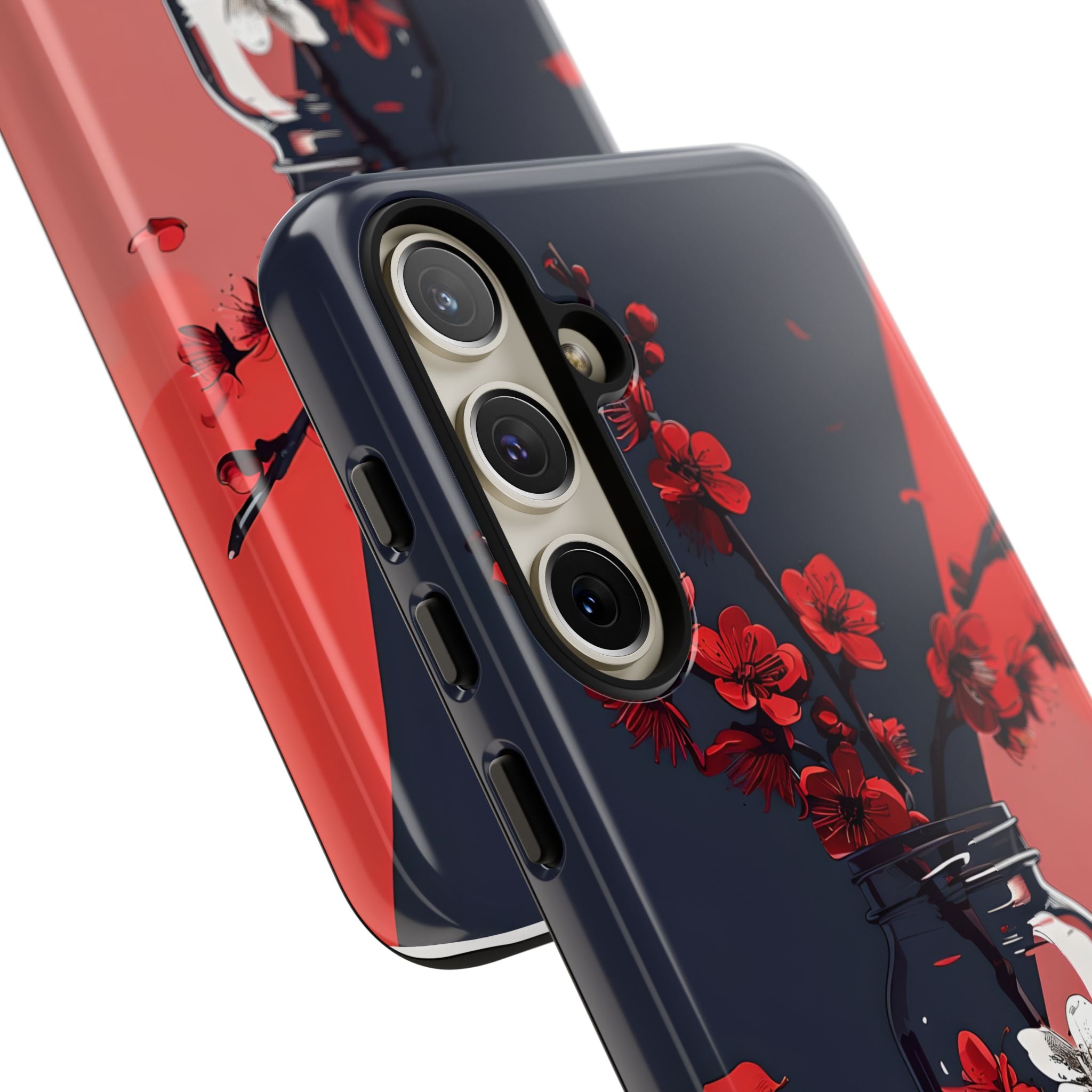 Crimson Blossom Jar · Tough etui na telefon Samsung