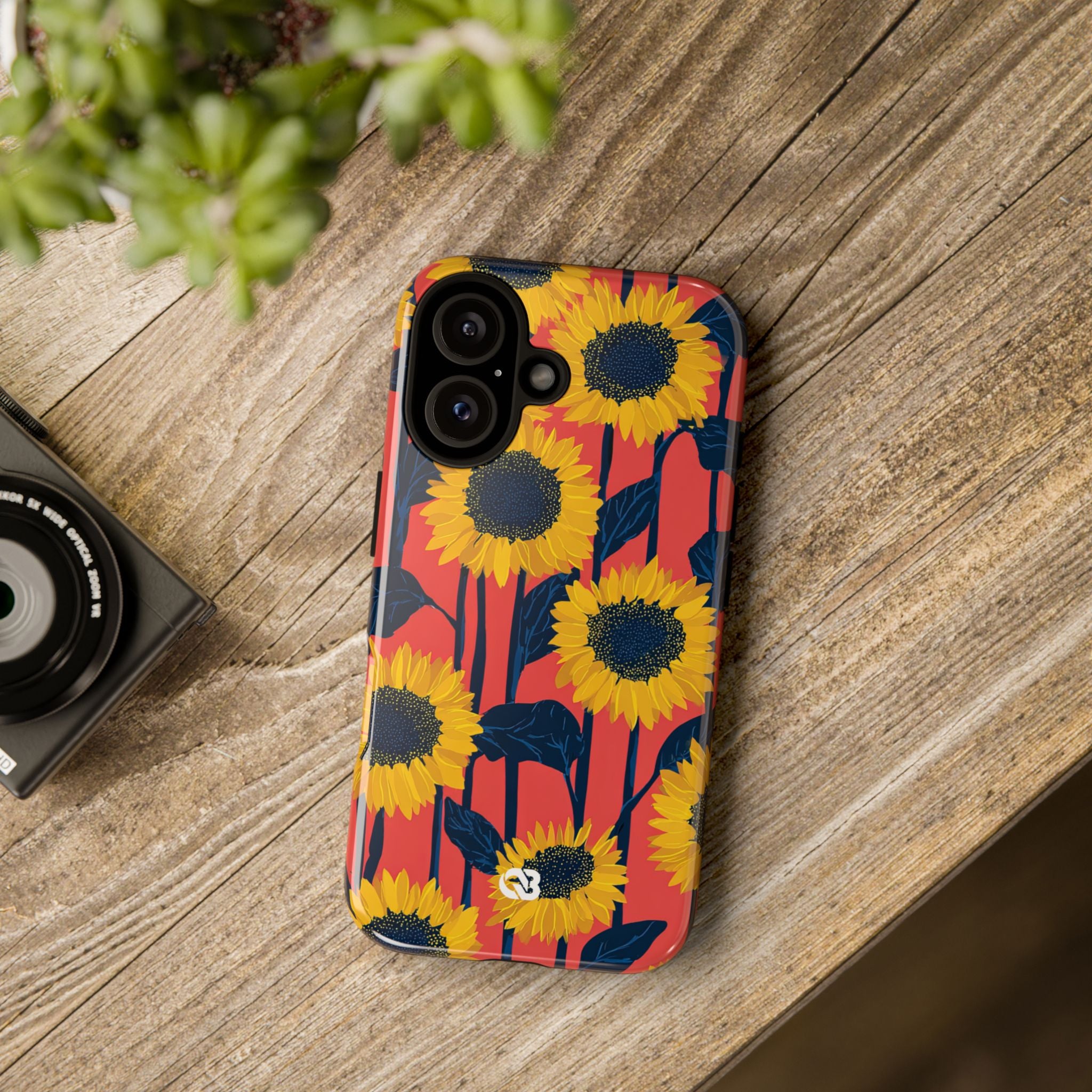Solar Navy Bloom · Tough Phone Case for iPhone