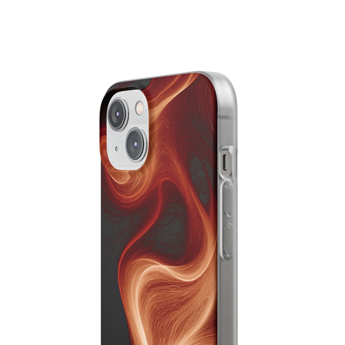 Solar Ember Flow · Lite Phone Case for iPhone · Orange
