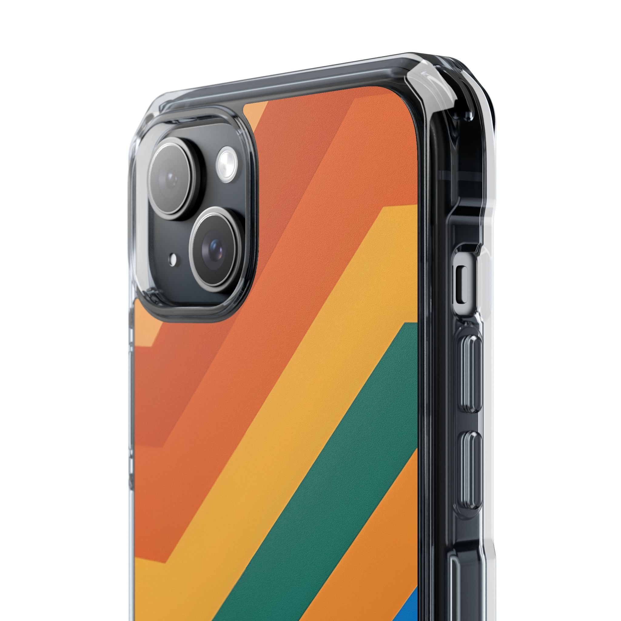 Retro Ridge Lines · Impact Custodia per iPhone · Magsafe