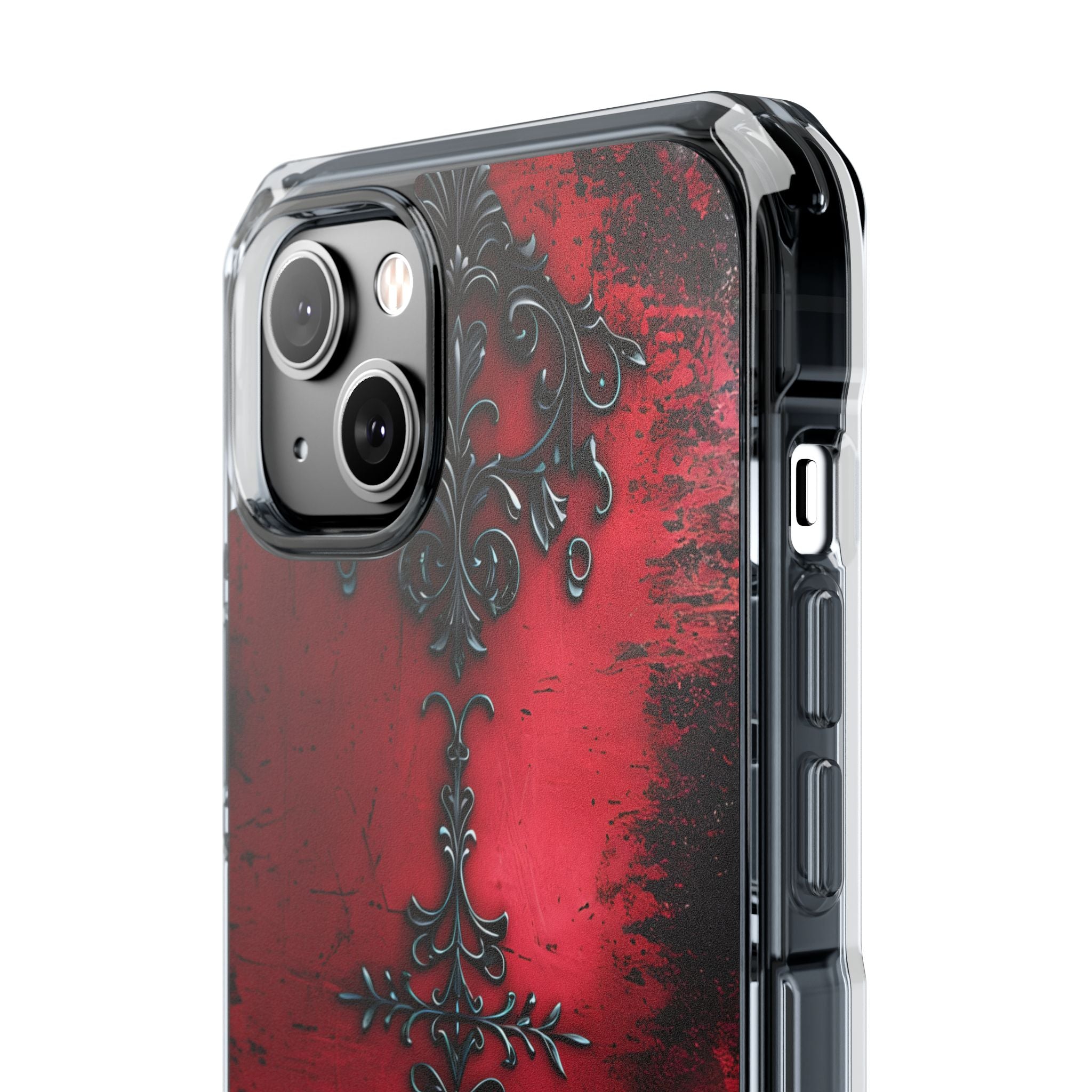 Crimson Gothic Filigree · Impact Phone Case for iPhone · Magsafe
