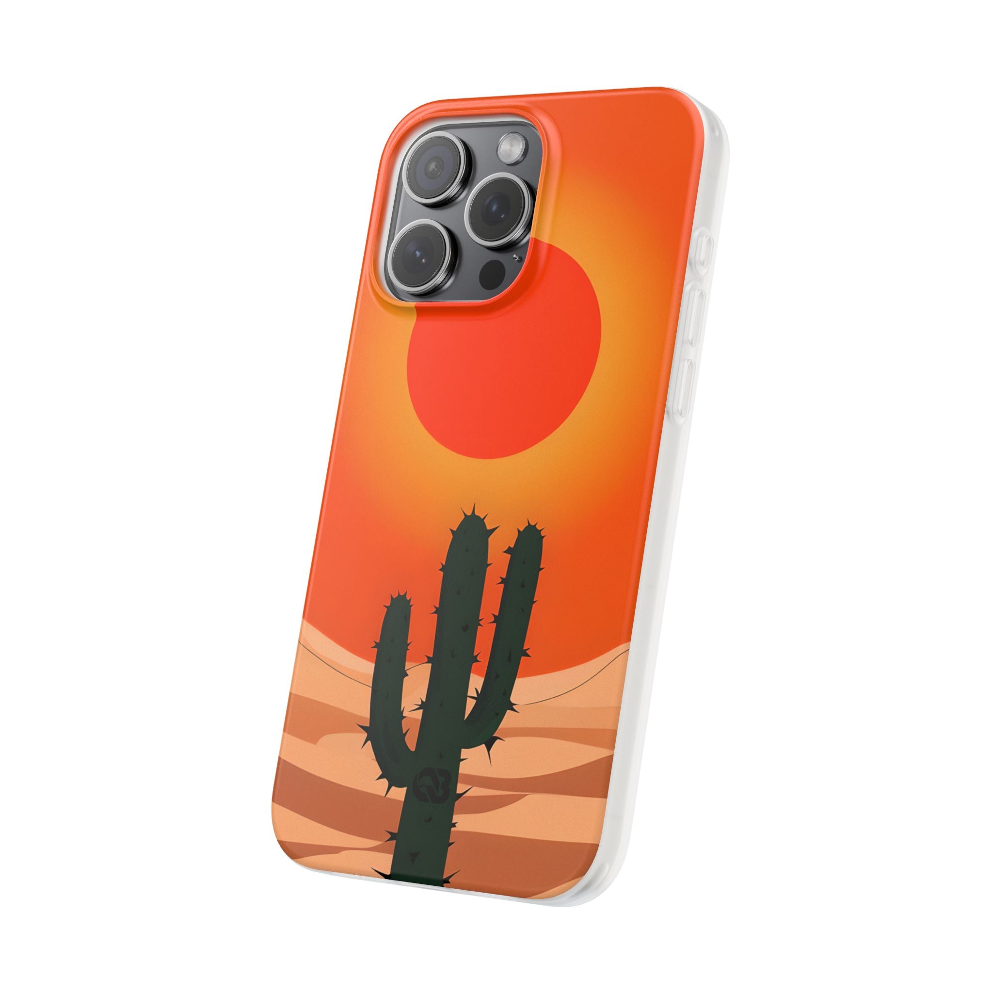 Scorched Saguaro Sunset · Soft Phone Case for iPhone