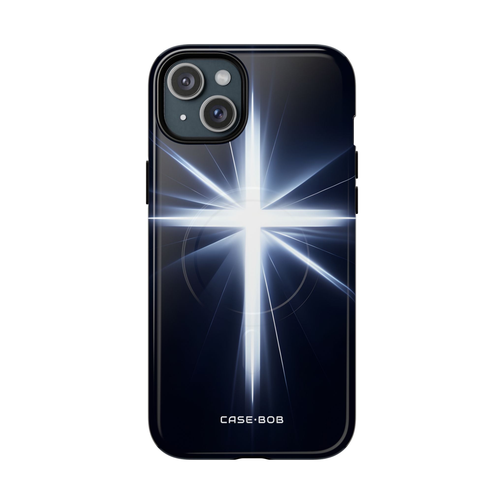 Glowing Crossburst iPhone 15 Plus Case - Tough+