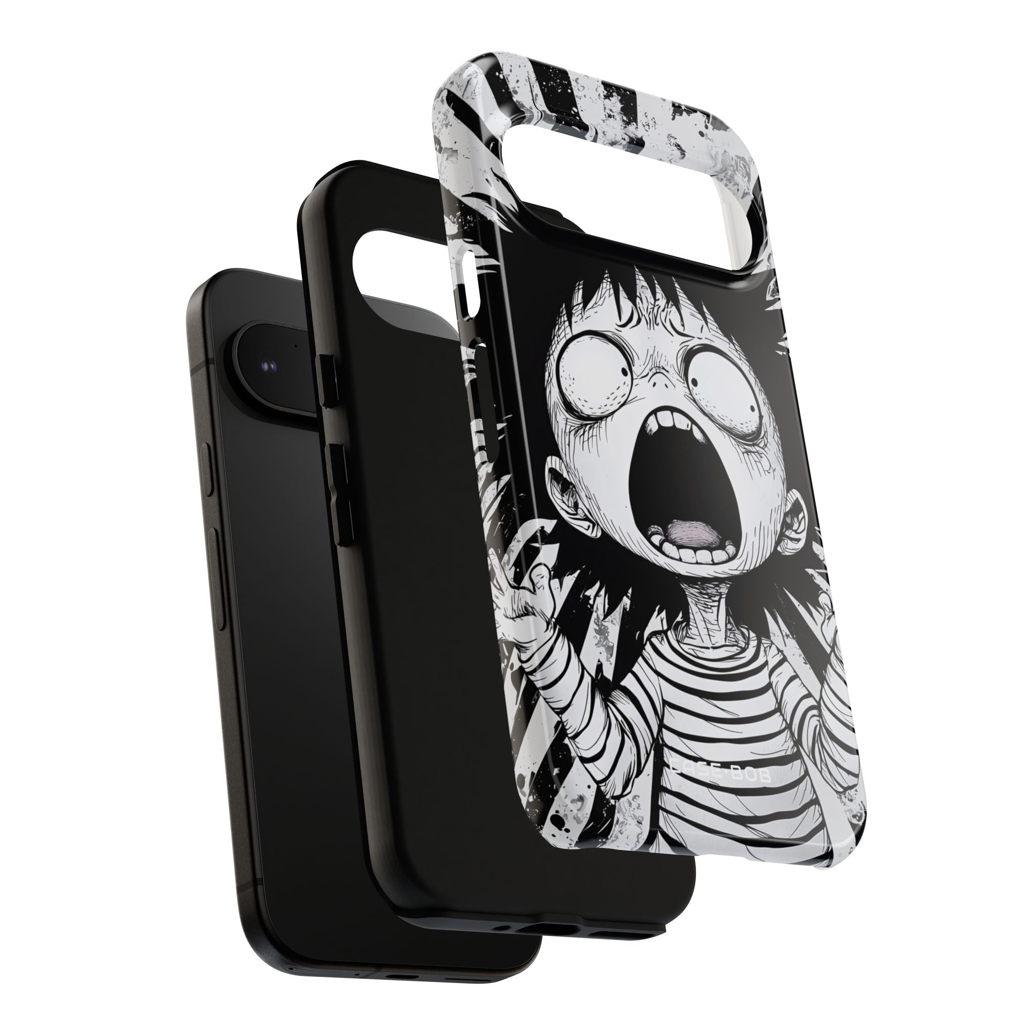 Screaming Stripes Google Pixel 9 Case - Tough