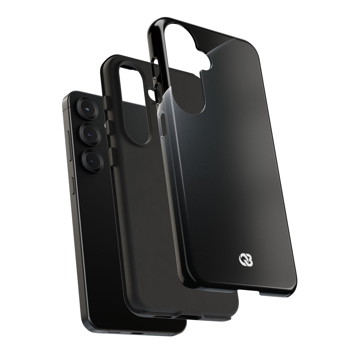 Black Tough Phone Case for Samsung - Obsidian Lunar Arch