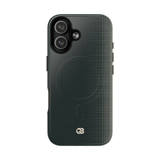 Grey Tough 2.0 Magsafe Phone Case for iPhone - Charcoal Tech Grid
