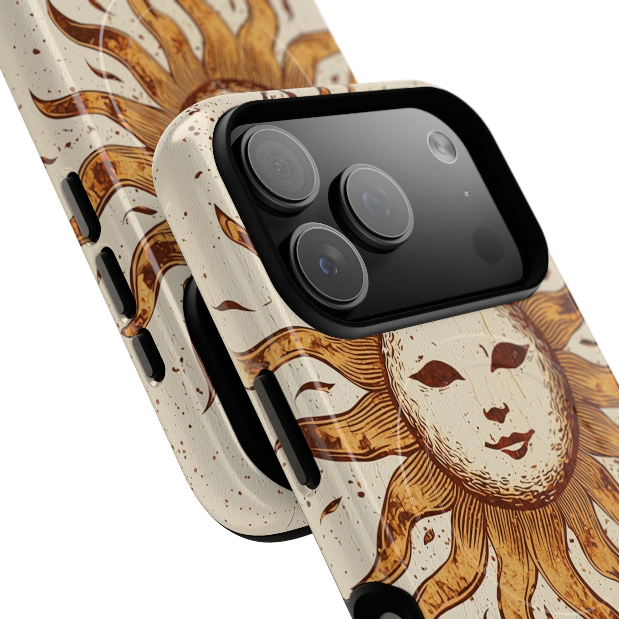 Rustic Solar Mask · Tough+ Phone Case for iPhone · Magsafe