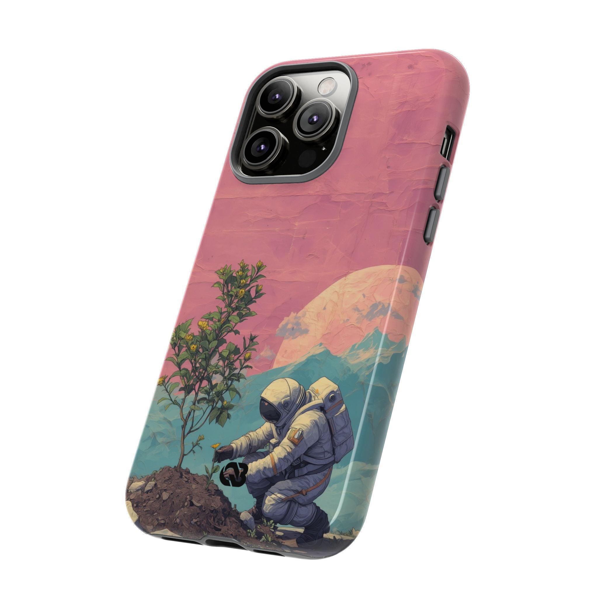 Lunar Pastel Bloom · Coque de téléphone Tough pour iPhone