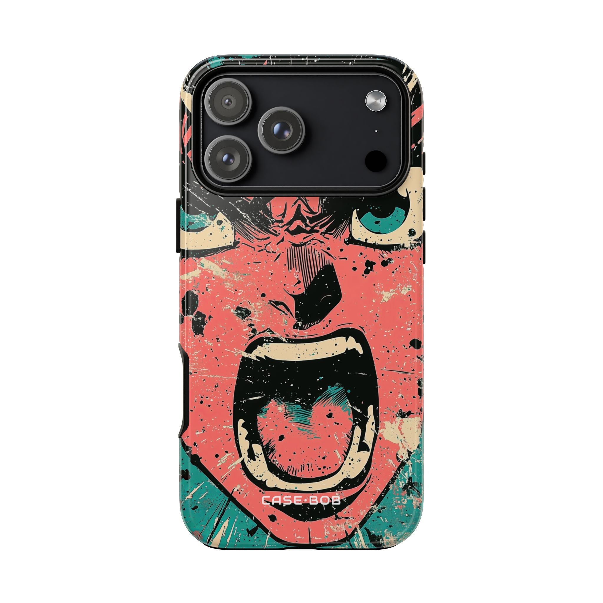 Screaming Face Pink iPhone 17 Pro Max Case - Tough - CASE•BOB