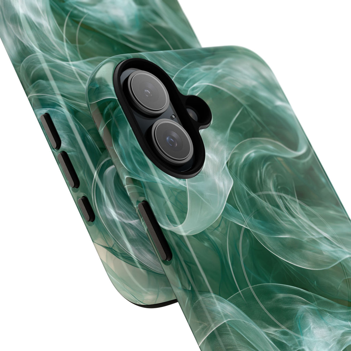 Translucent Aqua Flow · Tough 2.0 Magnetic Phone Case for iPhone · Teal