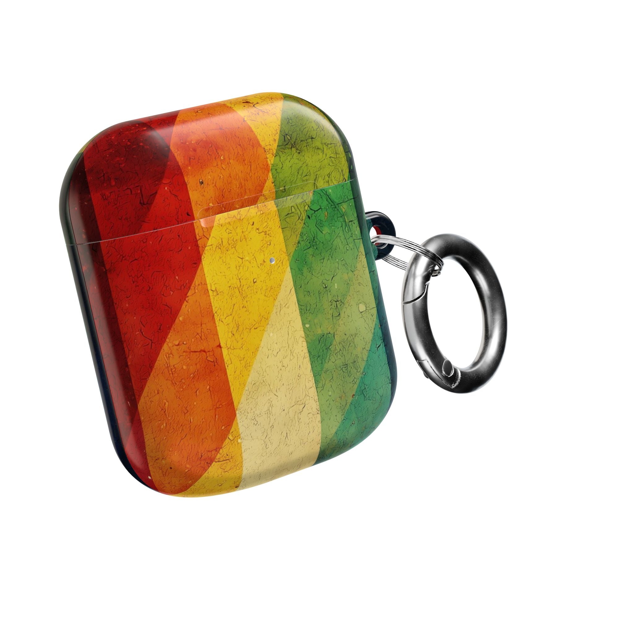 Crimson Stripes - AirPods Case