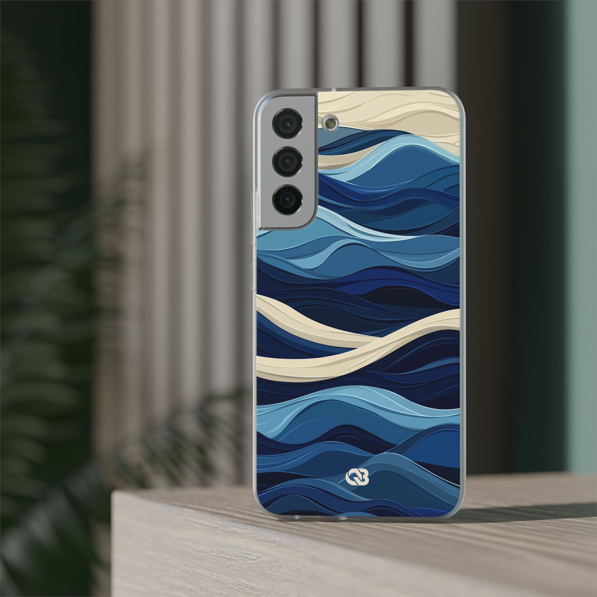 Cobalt Coast Layers · Soft Custodia per Samsung