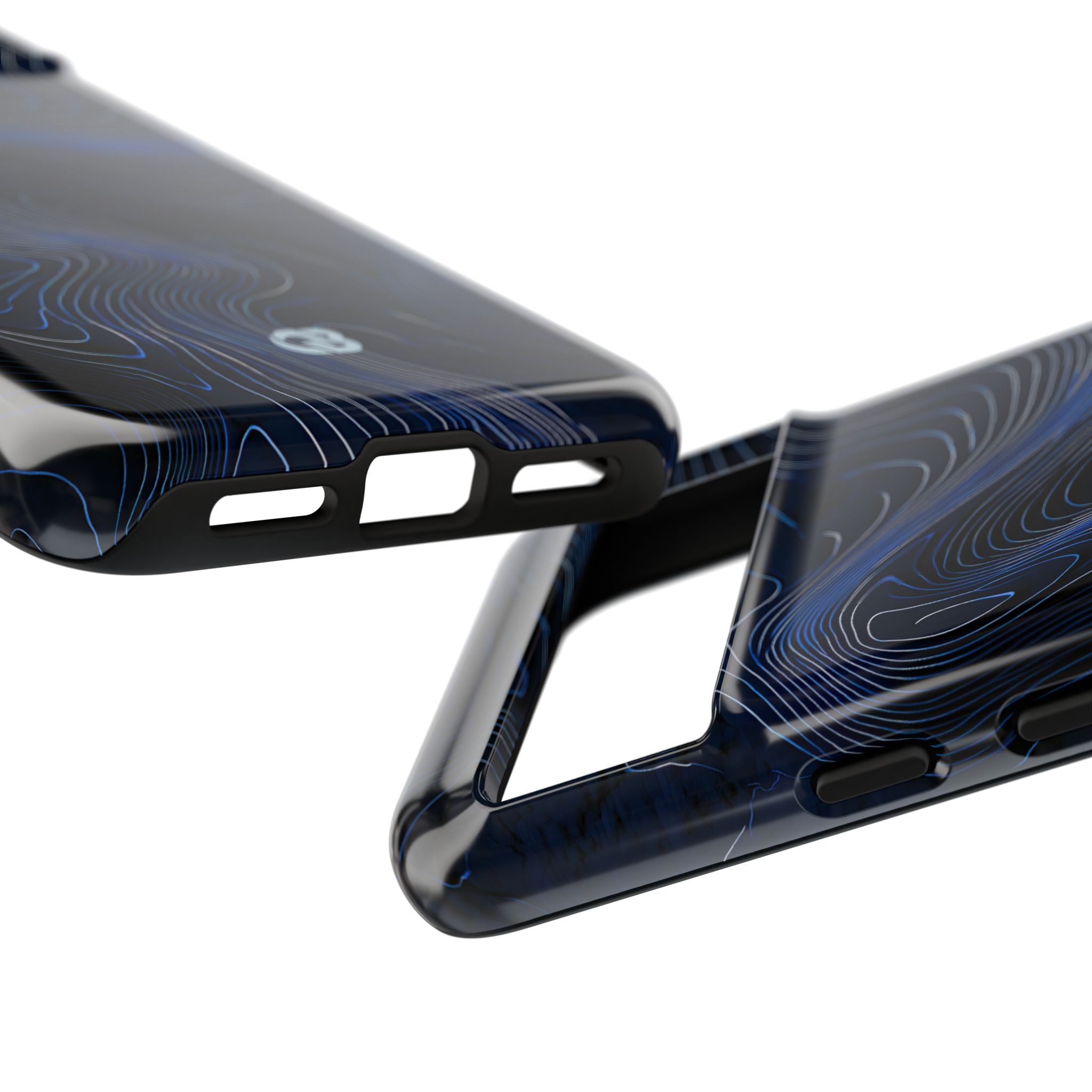 Blue Tough Phone Case for Google Pixel - Cobalt Contour Ridge