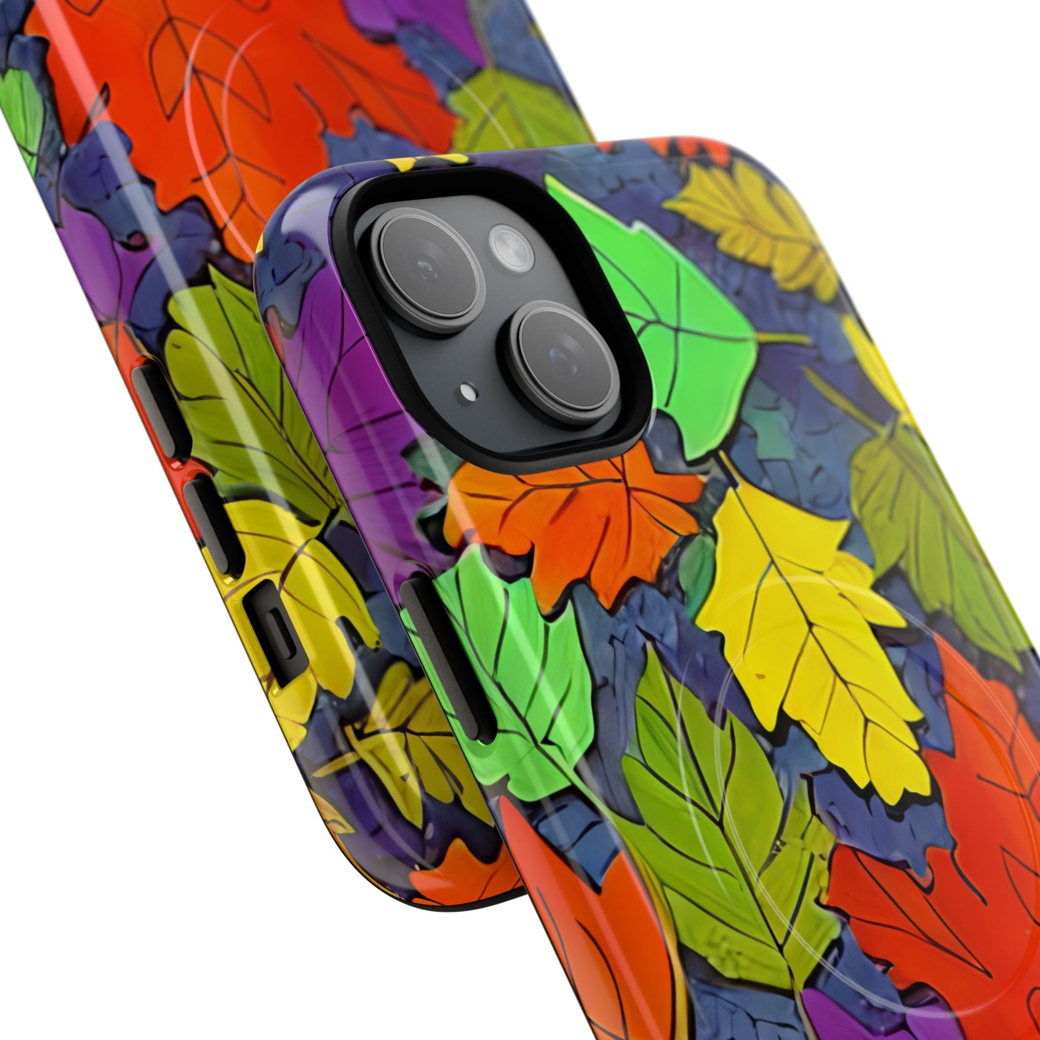 Vivid Leafburst iPhone 15 Plus Case - Tough+
