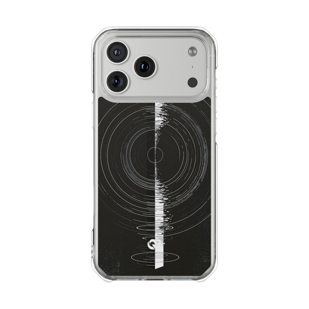 Black Impact MagSafe Phone Case for iPhone - Obsidian Orbital Signal