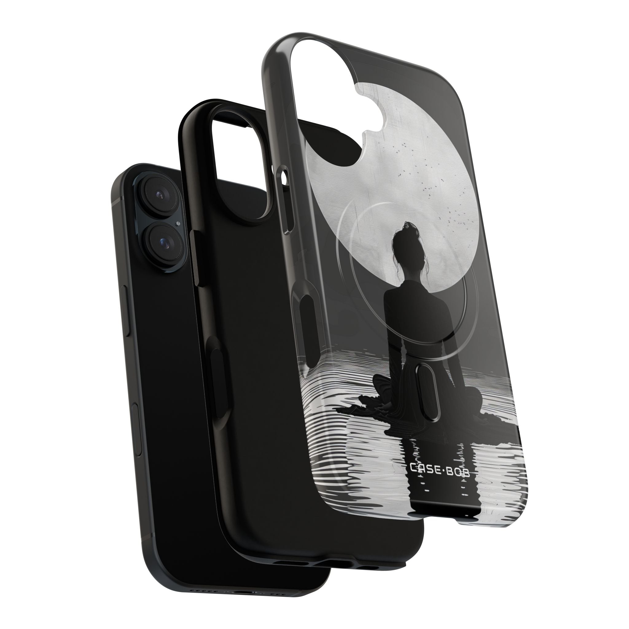 Silhouette Moonlight iPhone 16 Case - Tough+