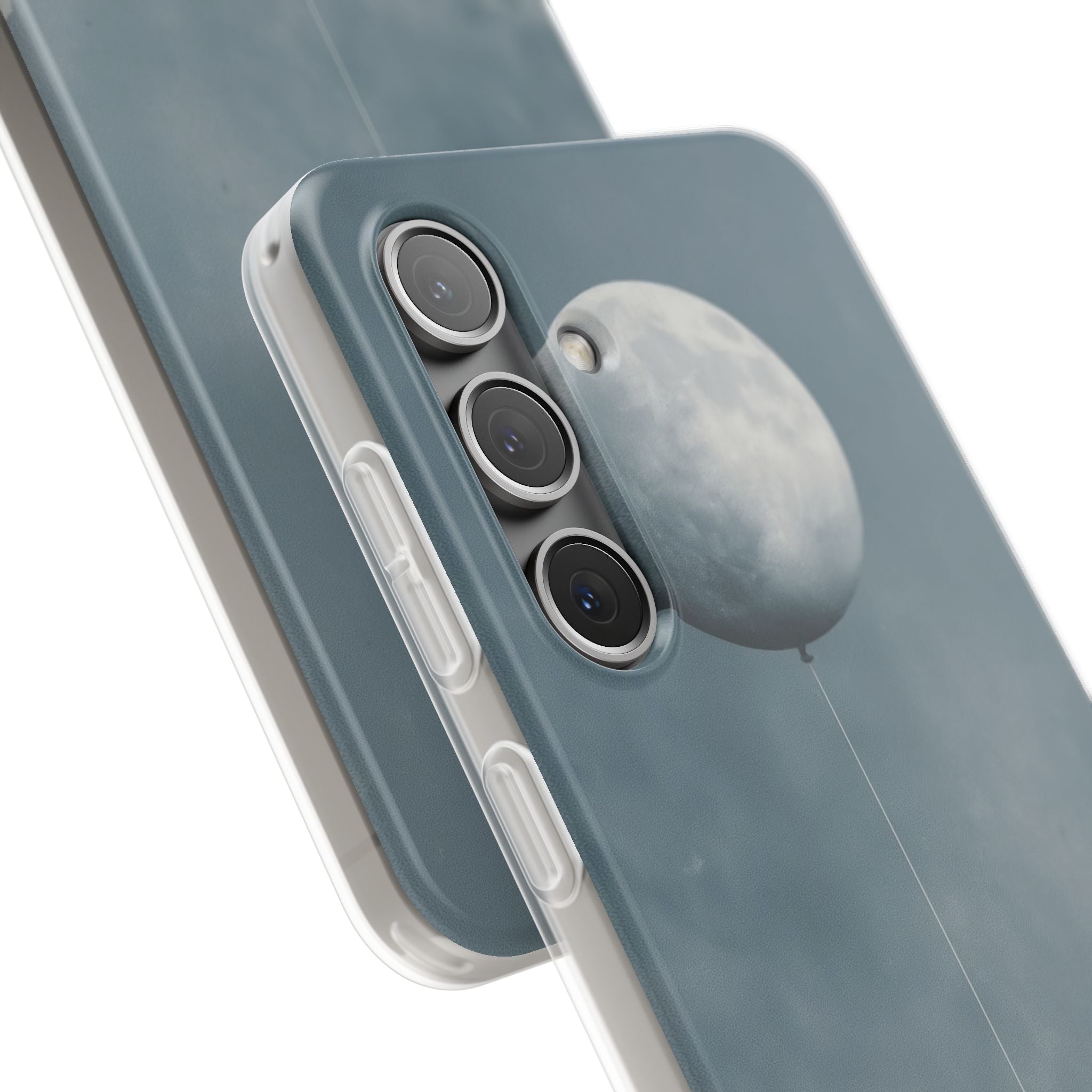Moon Balloon Samsung S24 Case - Soft