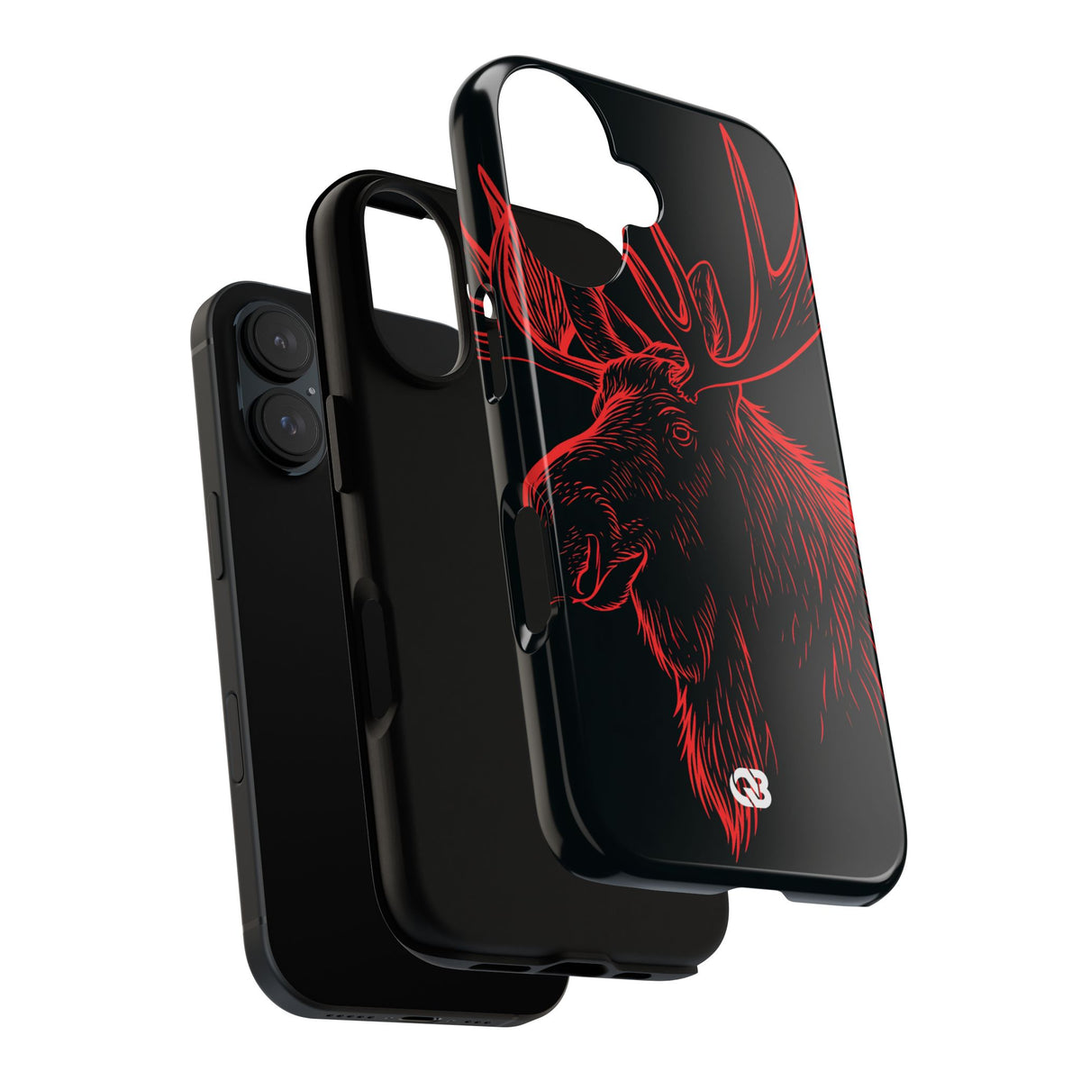 Nordic Elk · Tough Phone Case for iPhone · Black