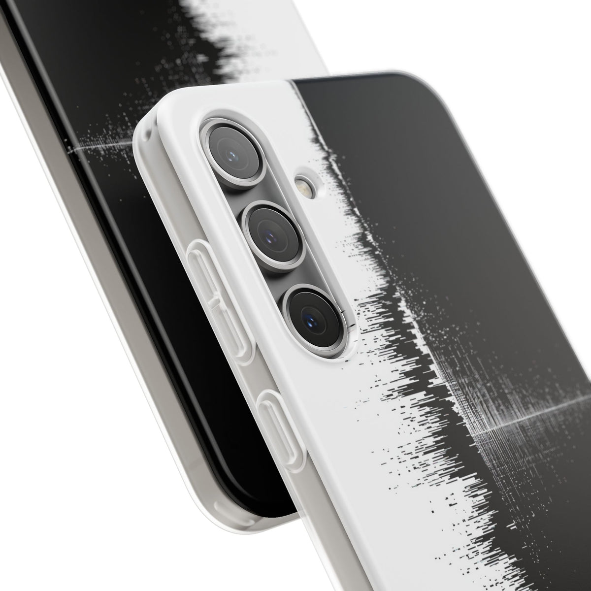 Black Lite Phone Case for Samsung - Static Signal Split