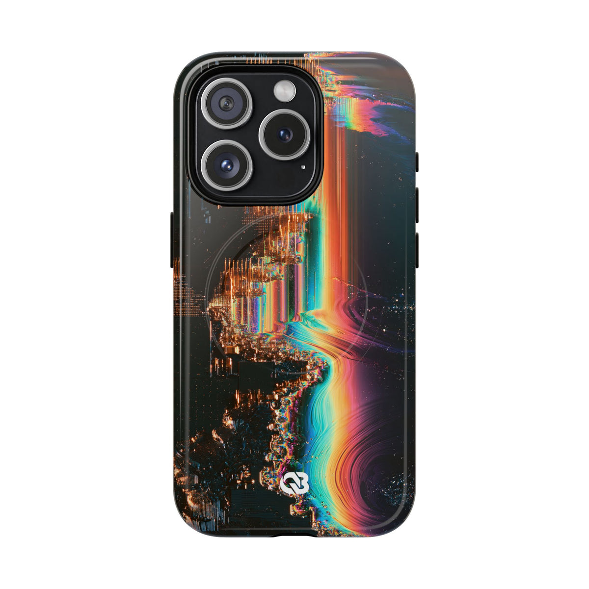 Prismatic Circuit · Tough 2.0 Magnetic Phone Case for iPhone · Black