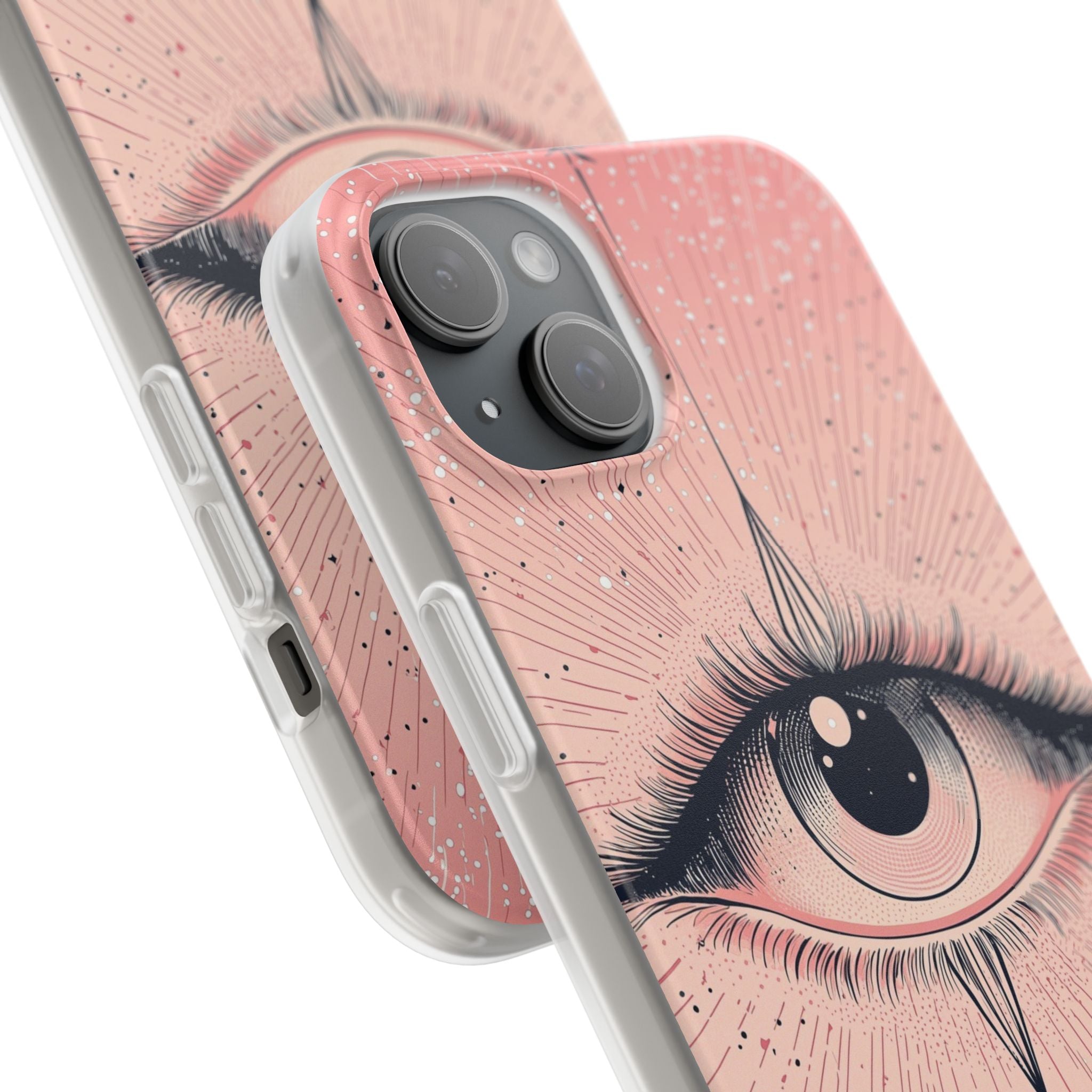 Obsidian Cosmic Gaze · Soft Phone Case for iPhone