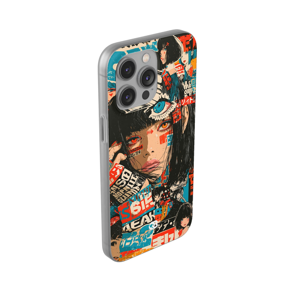 Shibuya Street Collage · Lite Phone Case for iPhone · Red