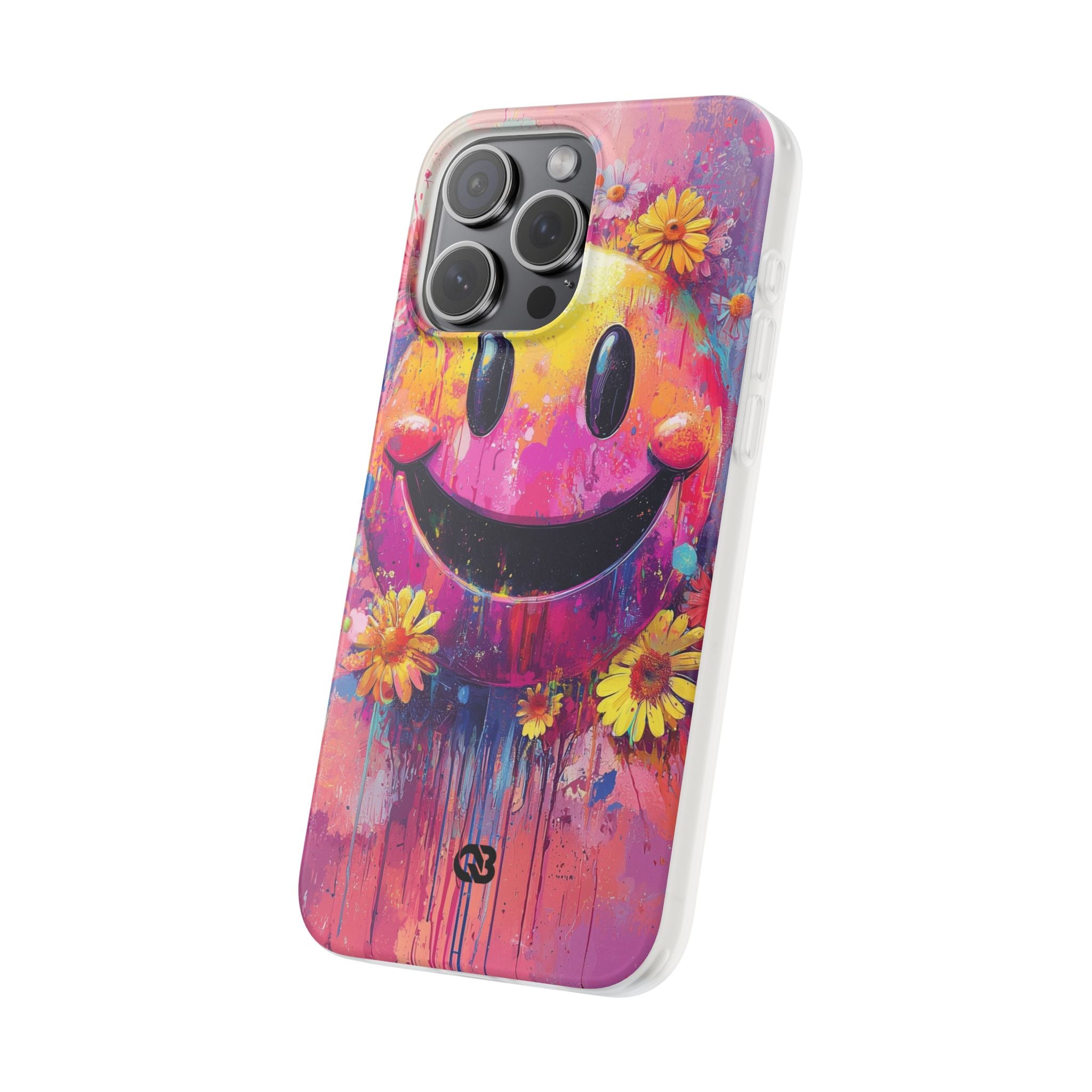 Vivid Grin Graffiti · Soft Phone Case for iPhone
