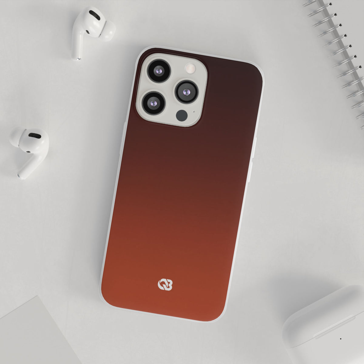 Burnt Amber Spectrum · Lite Phone Case for iPhone · Orange