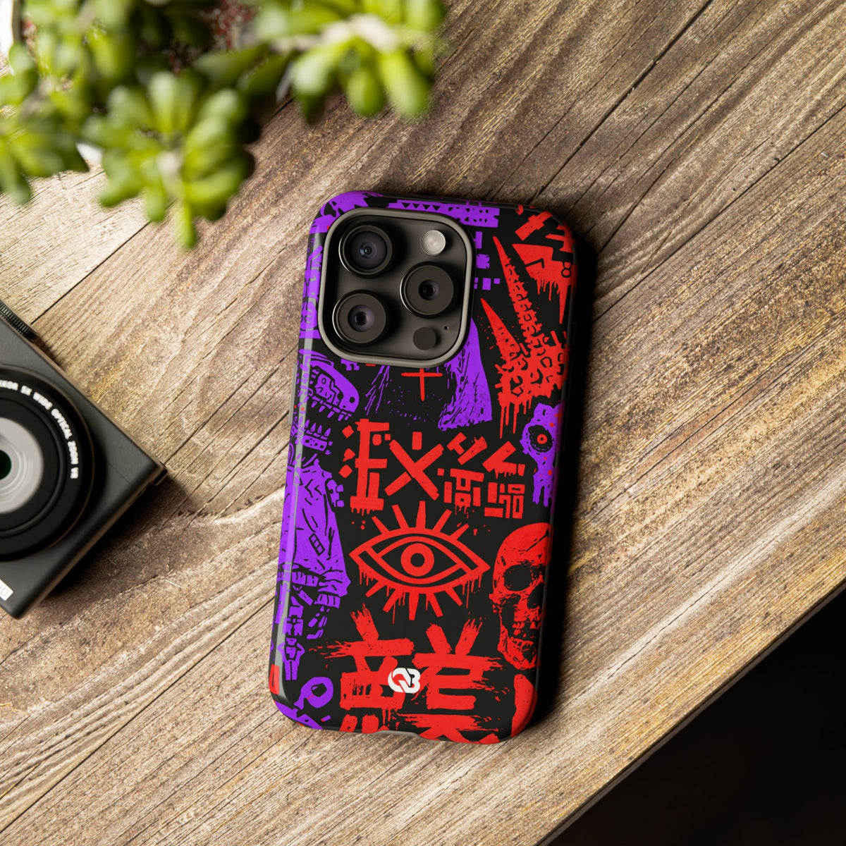 Underground Cyber Glyphs · Tough Phone Case for iPhone · Black