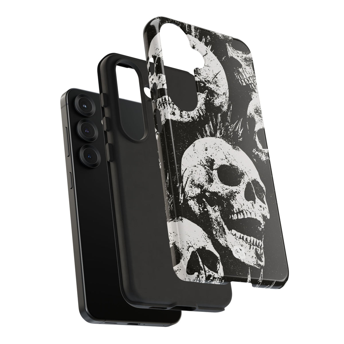 Punk Skull Riot · Tough Phone Case for Samsung · Black