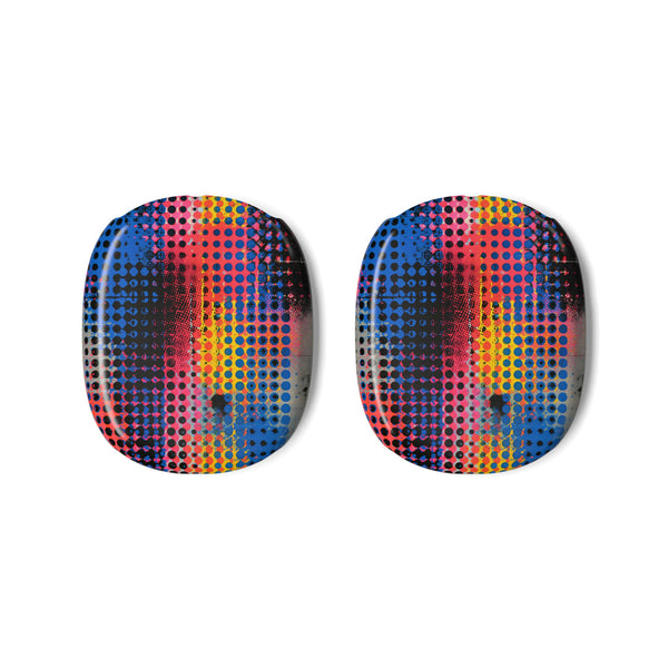 Chromatic Halftone Grid · Hard Case for AirPods Max · Blue