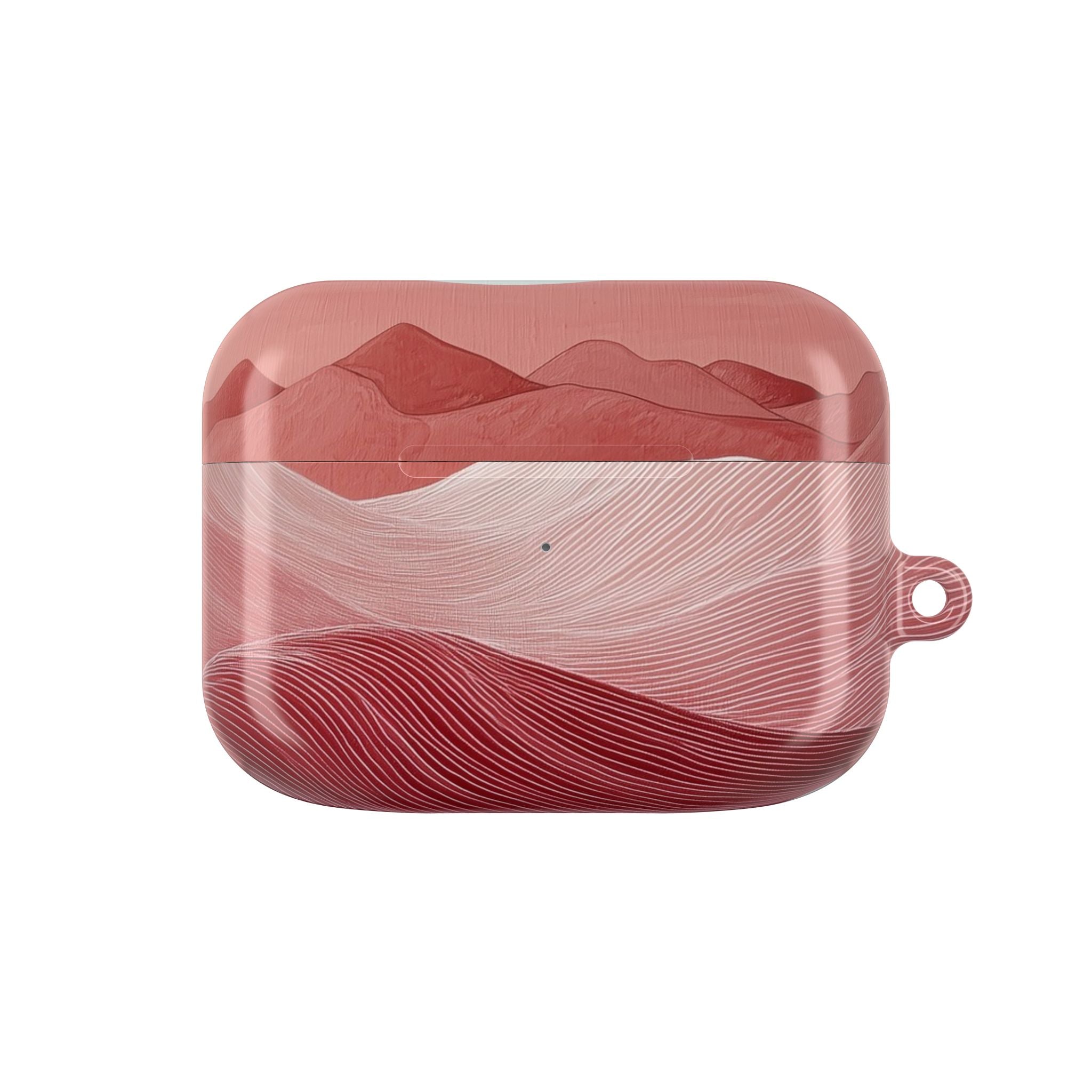 White Orb Dunes - AirPods Case