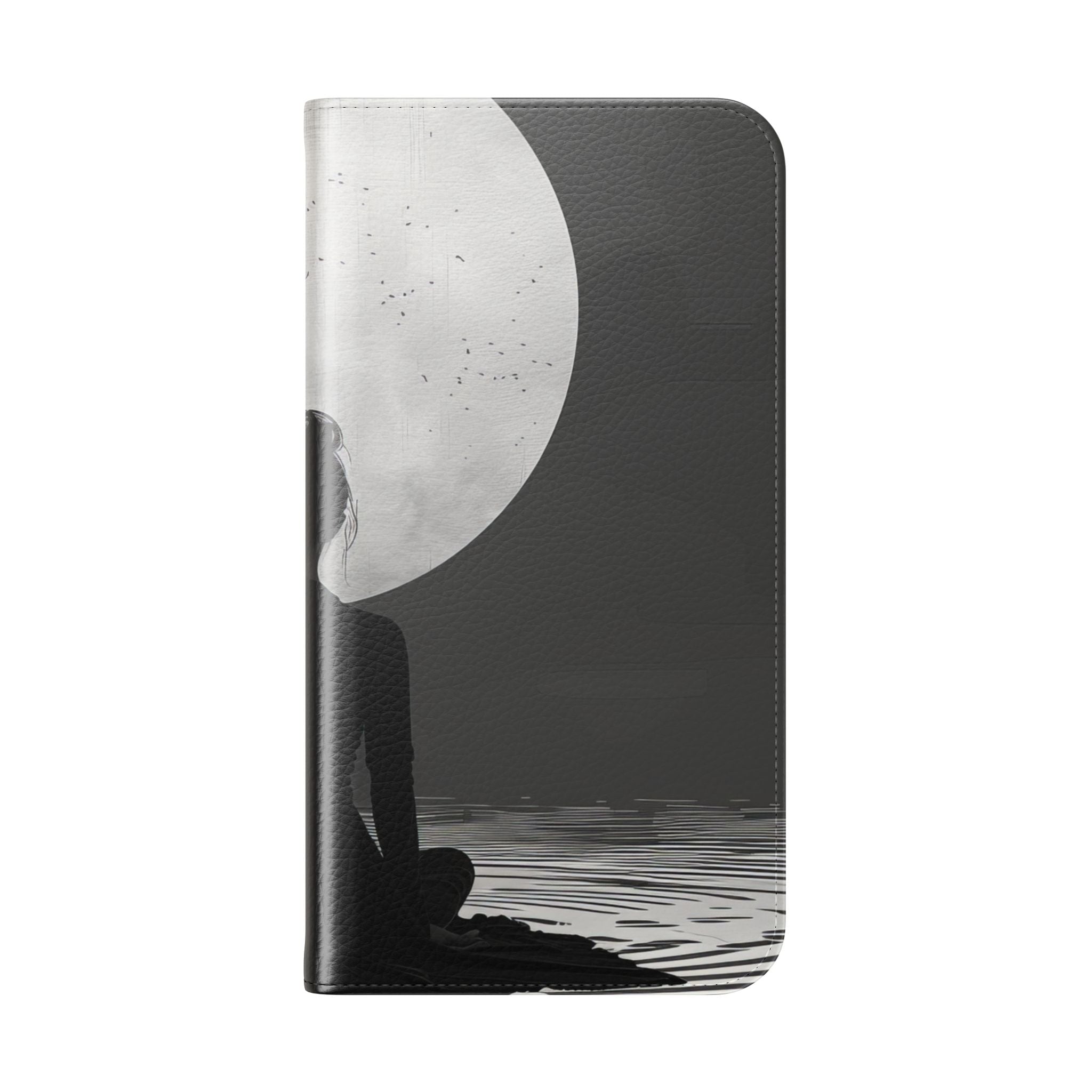 Moonlit Silence - iPhone 15 Plus Case - Wallet