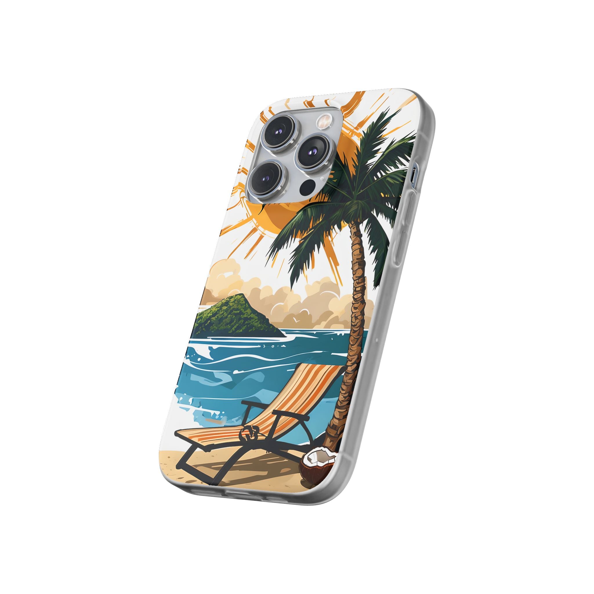 Radiant Coast Solitude · Soft Custodia per iPhone