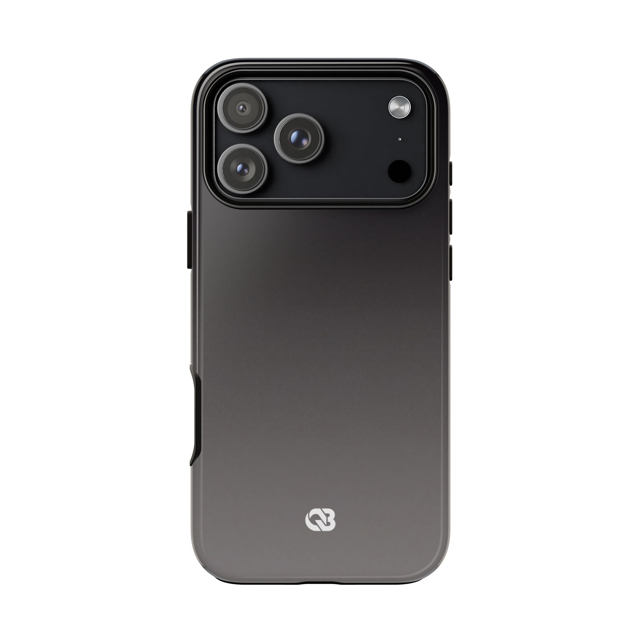 Grey Tough Phone Case for iPhone - Obsidian Ash Fade