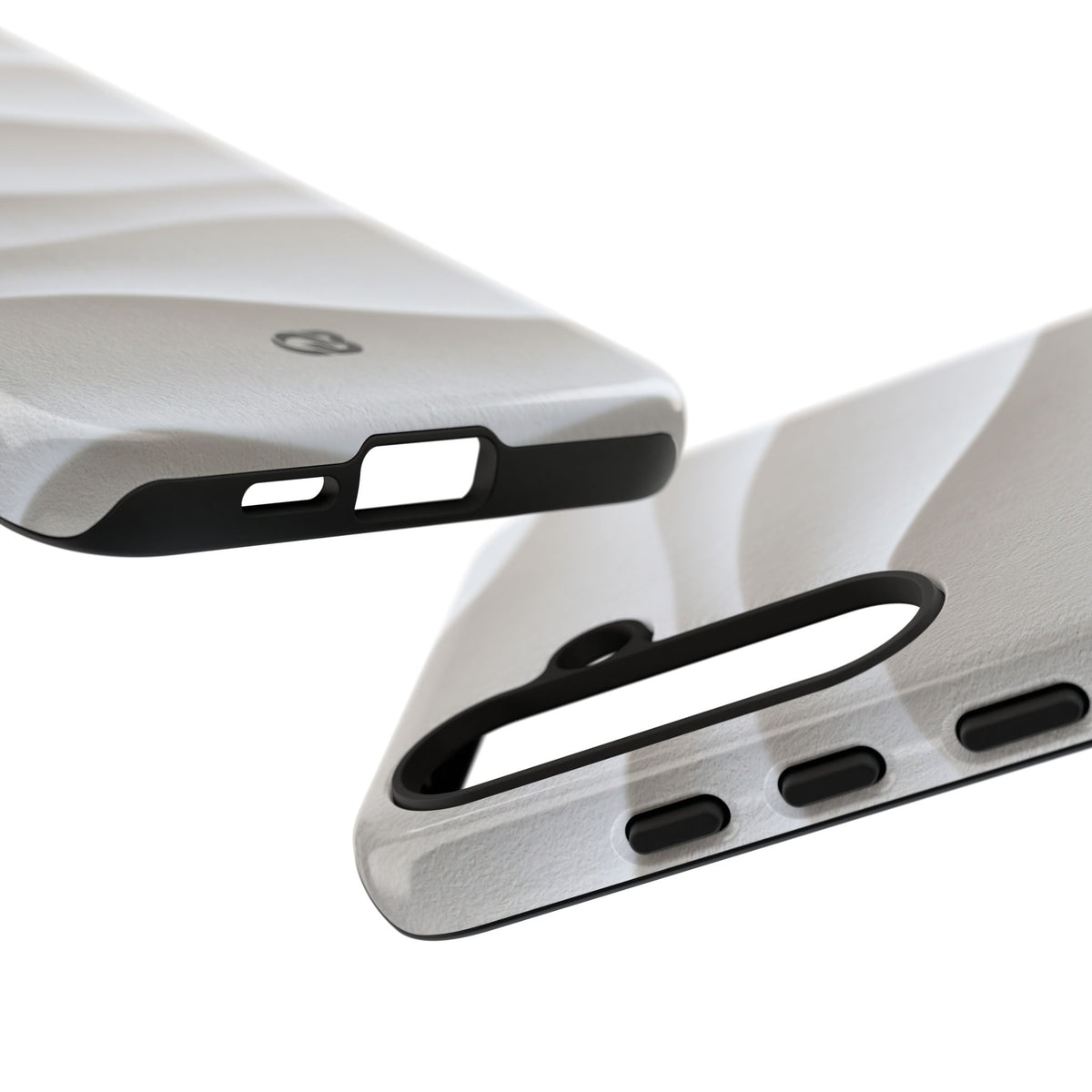 Sculpted Dune Relief · Tough Phone Case for Samsung · White
