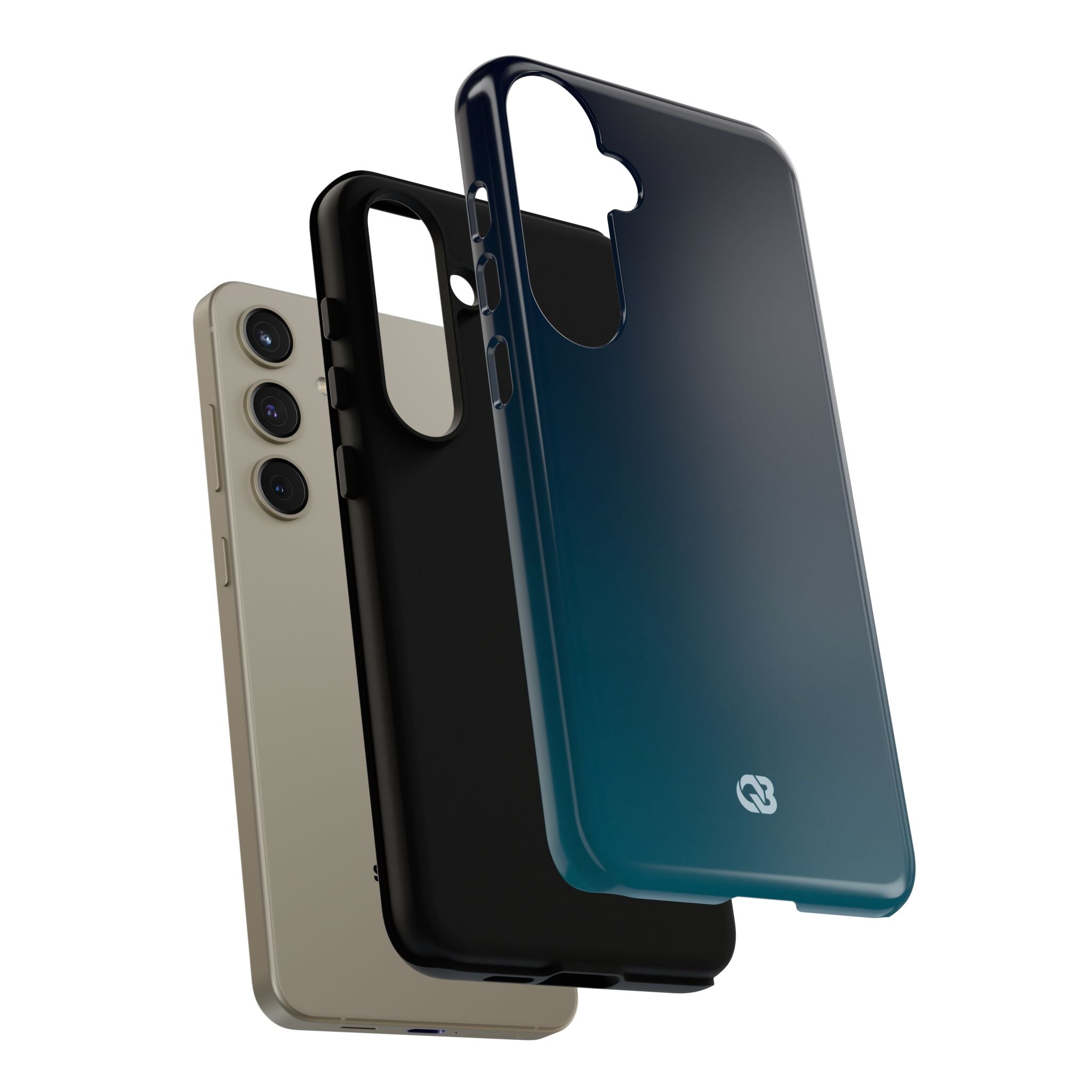 Teal Tough Phone Case for Samsung - Abyss Teal Haze