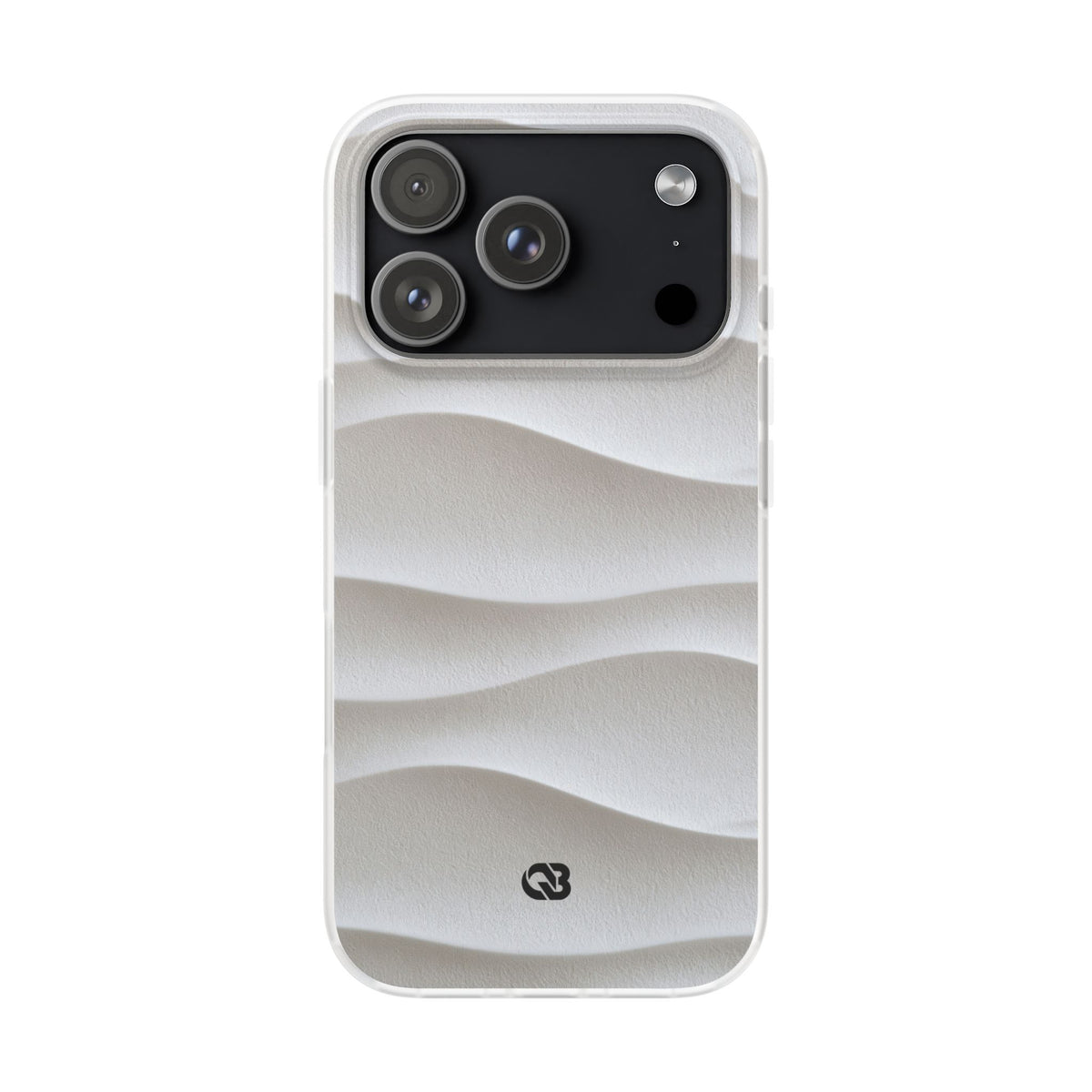 Sculpted Dune Relief · Lite Phone Case for iPhone · White