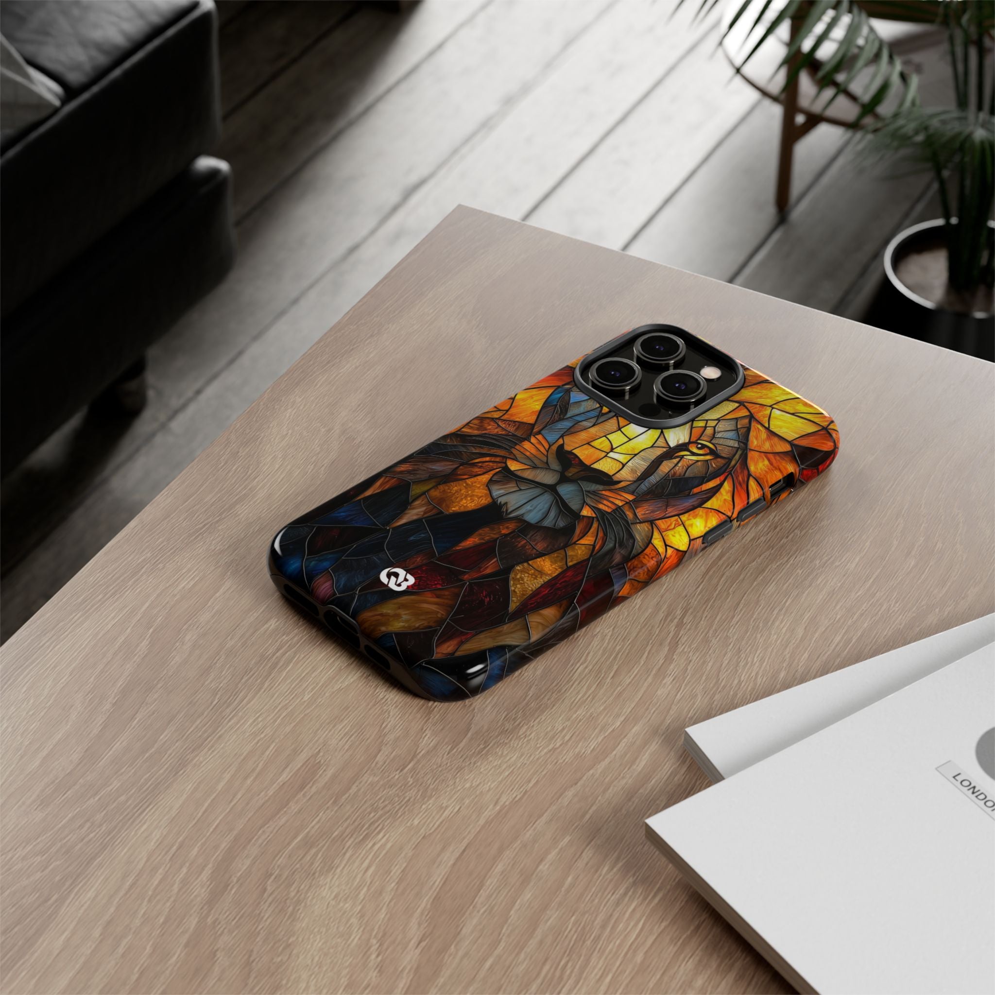 Amber Glass Lion · Tough Phone Case for iPhone