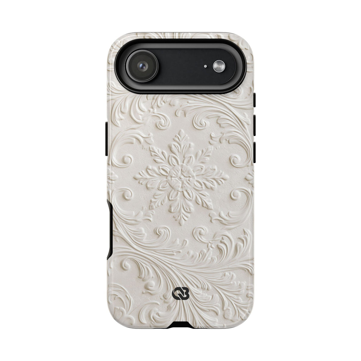 Sculpted Acanthus Relief · Tough Phone Case for iPhone · White